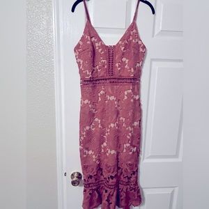 Gorgeous Rose Crocheted Dress